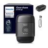 image:imagePhilips Norelco Shaver 700 Series  Compact Electric Shaver Lift amp Cut System Dual SteelPrecision Blades 4D Flex Heads Wet amp Dry Shave Travel Case Model S79494Black