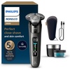 image:imagePhilips Norelco Shaver i9000 Wet amp Dry Electric Shaver Ink Black SenseIQ Technology Triple Lift amp Cut System 360 Rotating Dual SteelPrecision Precision Blades Nose Trimmer Model X900090Dark Slate
