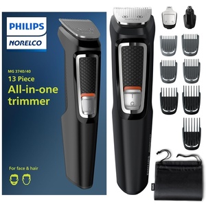 Philips Norelco All-in-One 3000 Series 13 in 1 Trimmer, Beard Styler & Men’s Hair Clipper, 9 Length Settings & Self-Sharpening Skin-Friendly Blades, MG3919/50(Black)