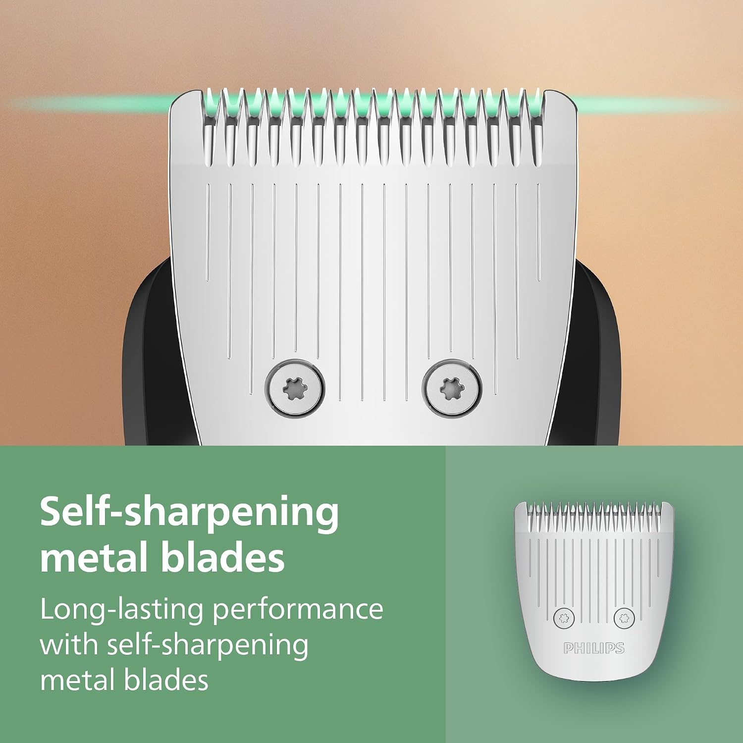 image:imagePhilips Norelco AllinOne 9000 Series 28Piece Trimmer Electric Shaver and Clipper for Face Beard Head amp Body Selfsharpening Full Metal Blades 27 Length Settings 0520 mm MG958549