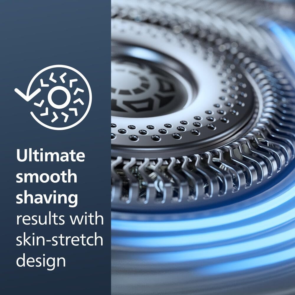 image:imagePhilips Norelco Shaver Series 9000 Prestige Special Edition Wet amp Dry Electric Shaver LiftCut amp SenseIQ Technology Nose amp Precision Trimmer Cleaning Pod amp Premium Case SP984285Bright Chrome