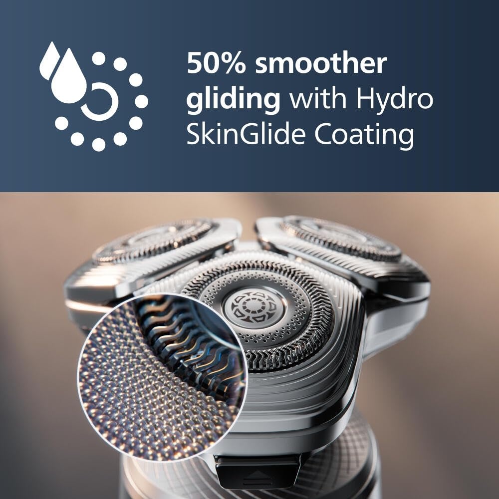 image:imagePhilips Norelco Shaver Series 9000 Prestige Special Edition Wet amp Dry Electric Shaver LiftCut amp SenseIQ Technology Nose amp Precision Trimmer Cleaning Pod amp Premium Case SP984285Bright Chrome