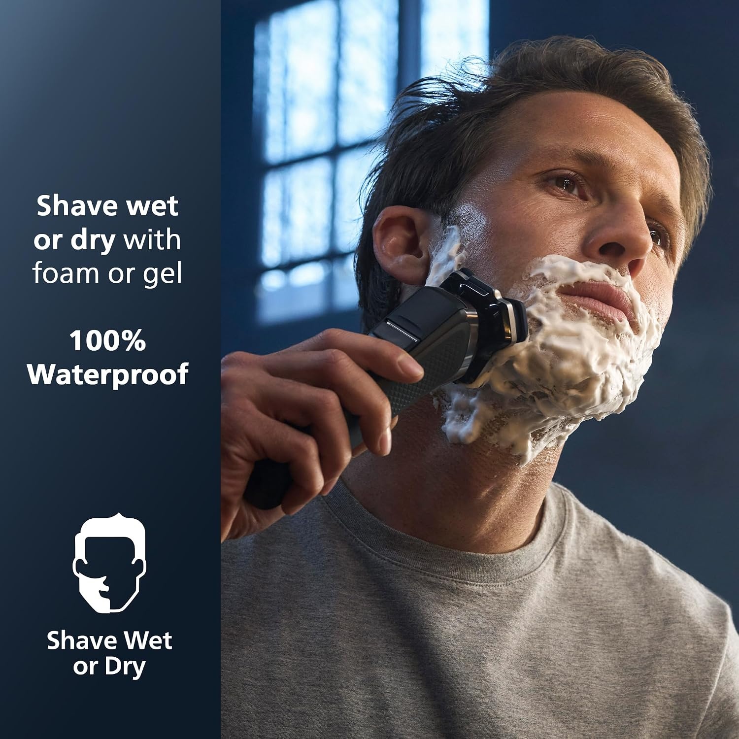 image:imagePhilips Norelco Shaver Series 9000 Prestige Special Edition Wet amp Dry Electric Shaver LiftCut amp SenseIQ Technology Nose amp Precision Trimmer Cleaning Pod amp Premium Case SP984285Black