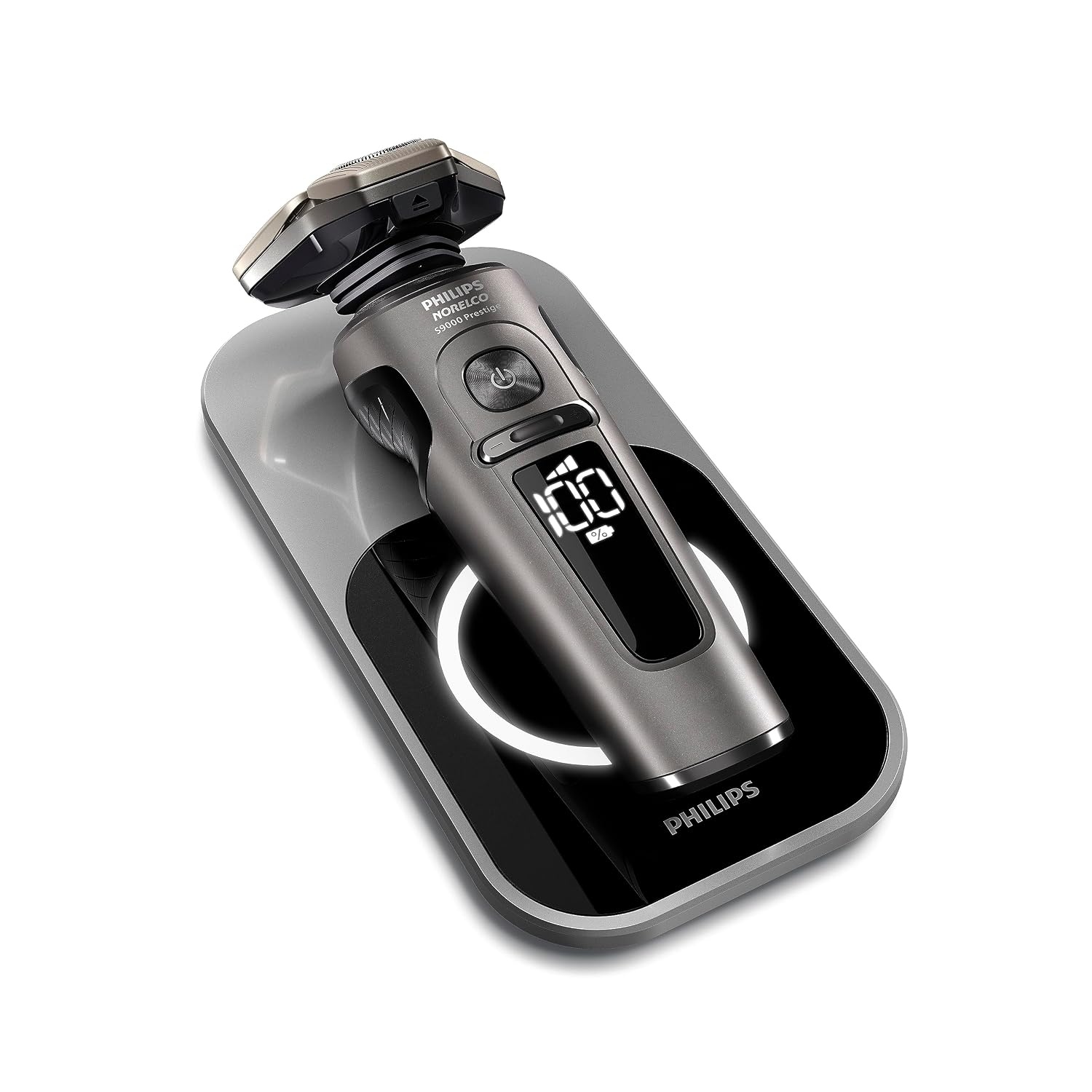image:imagePhilips Norelco Shaver Series 9000 Prestige Special Edition Wet amp Dry Electric Shaver LiftCut amp SenseIQ Technology Nose amp Precision Trimmer Cleaning Pod amp Premium Case SP984285Black