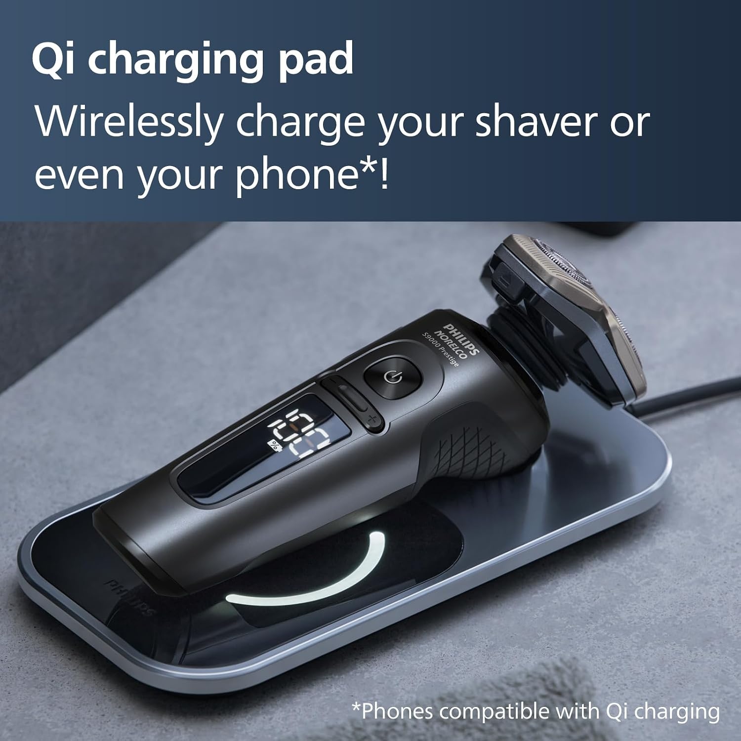 image:imagePhilips Norelco Shaver Series 9000 Prestige Special Edition Wet amp Dry Electric Shaver LiftCut amp SenseIQ Technology Nose amp Precision Trimmer Cleaning Pod amp Premium Case SP984285Black